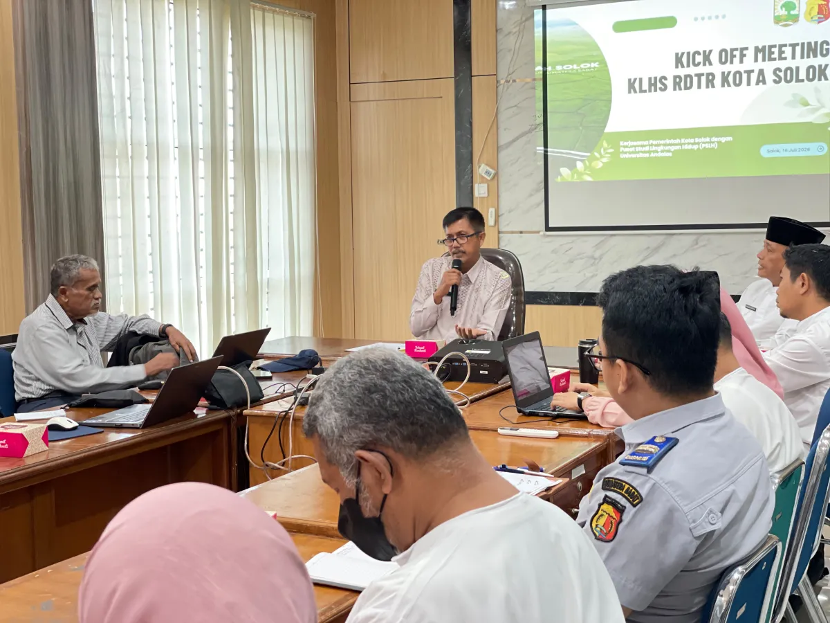Pemkot Solok Mulai Susun KLHS RDTR 2026 untuk Selaraskan Tata Ruang dan Daya Dukung Lingkungan