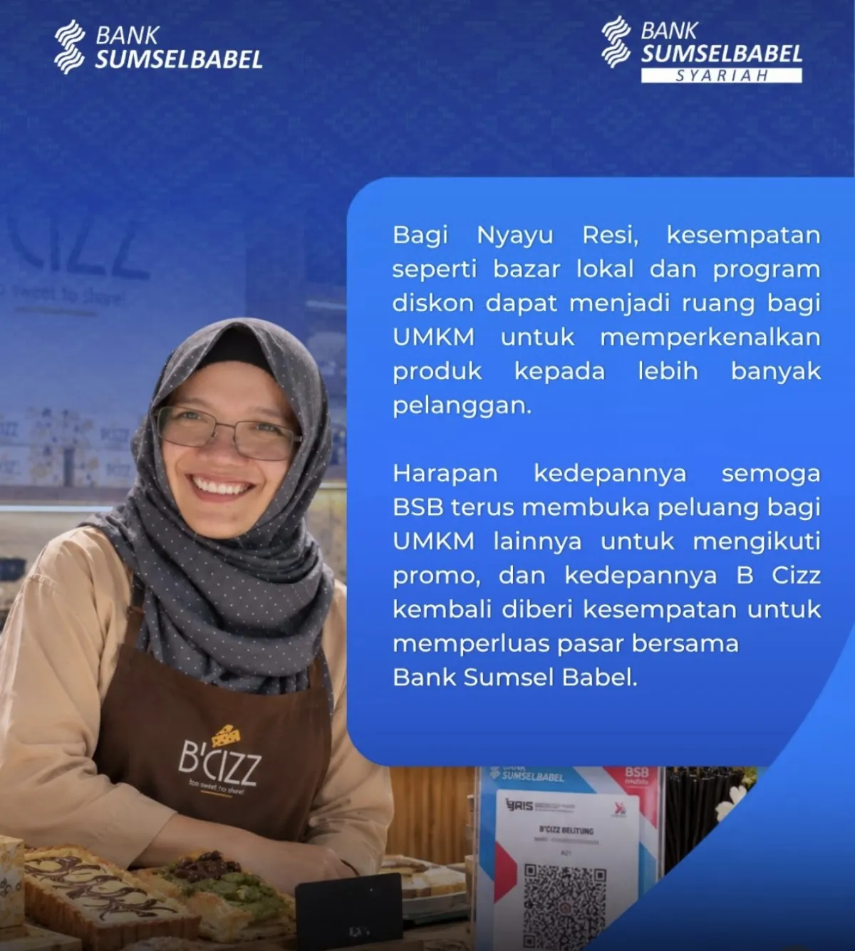 B’Cizz, UMKM Kuliner dari Tanjung Pandan yang Memperluas Pasar lewat Pendampingan Bank Sumsel Babel