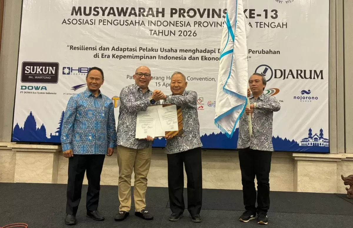 Helmi Tas’an Wartono Terpilih Memimpin Apindo Jawa Tengah Periode 2026–2031