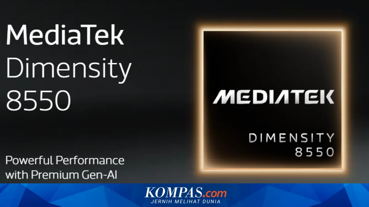 MediaTek Rilis Dimensity 8550, Chip Kelas Menengah dengan Dukungan AI Gemini Nano V3 On-Device
