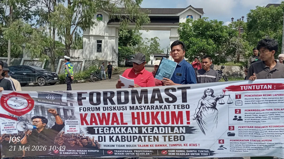 Kejari Tebo Dalami Dugaan Maladministrasi Pengajuan Pinjaman Pemkab ke PT SMI, Fordmast Minta Transparansi