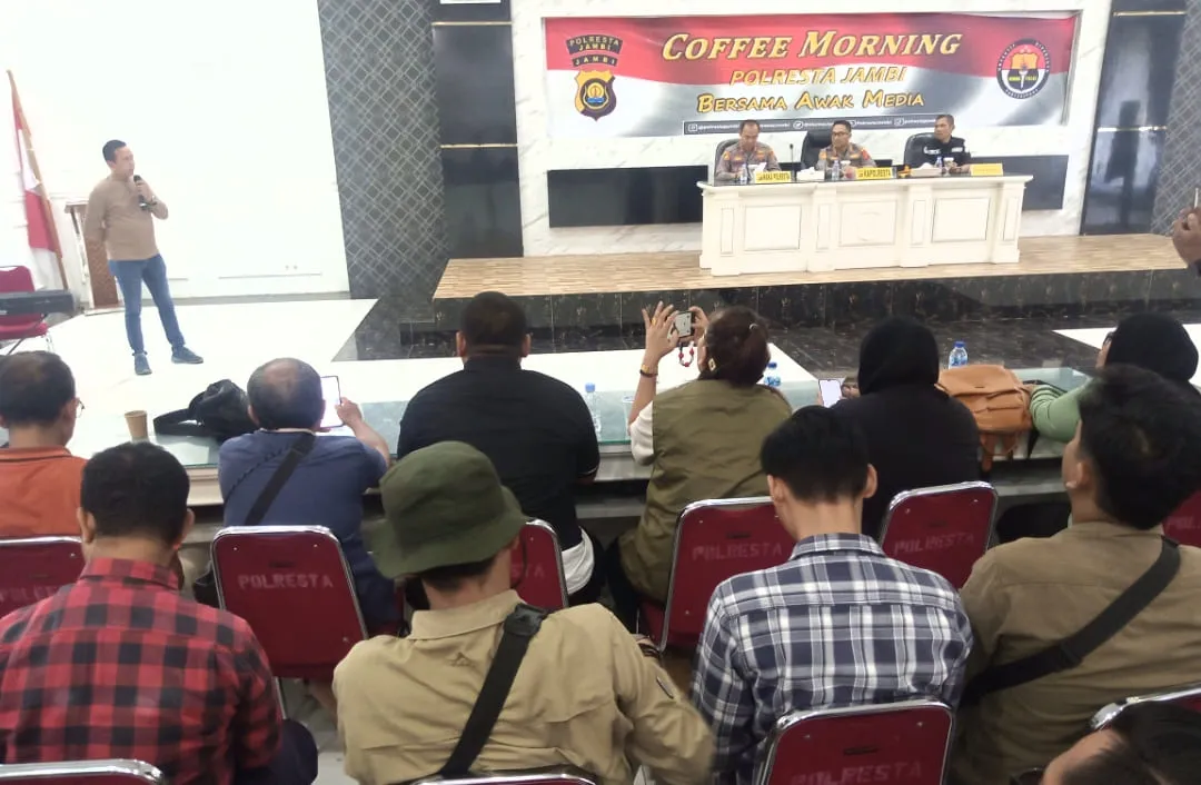 Kapolresta Jambi Tegaskan Komitmen Transparansi dan Sinergi dengan Pers
