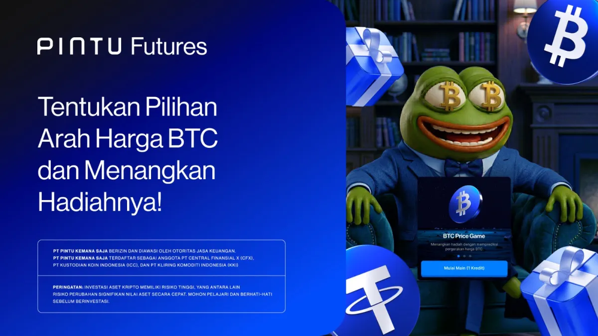PINTU Luncurkan BTC Price Game, Fitur Edukatif untuk Melatih Analisis Pergerakan Harga Bitcoin