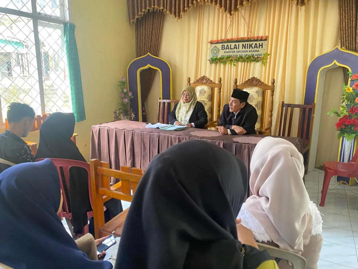 KUA Selupu Rejang Tekankan Literasi Keuangan dalam Bimbingan Perkawinan Calon Pengantin