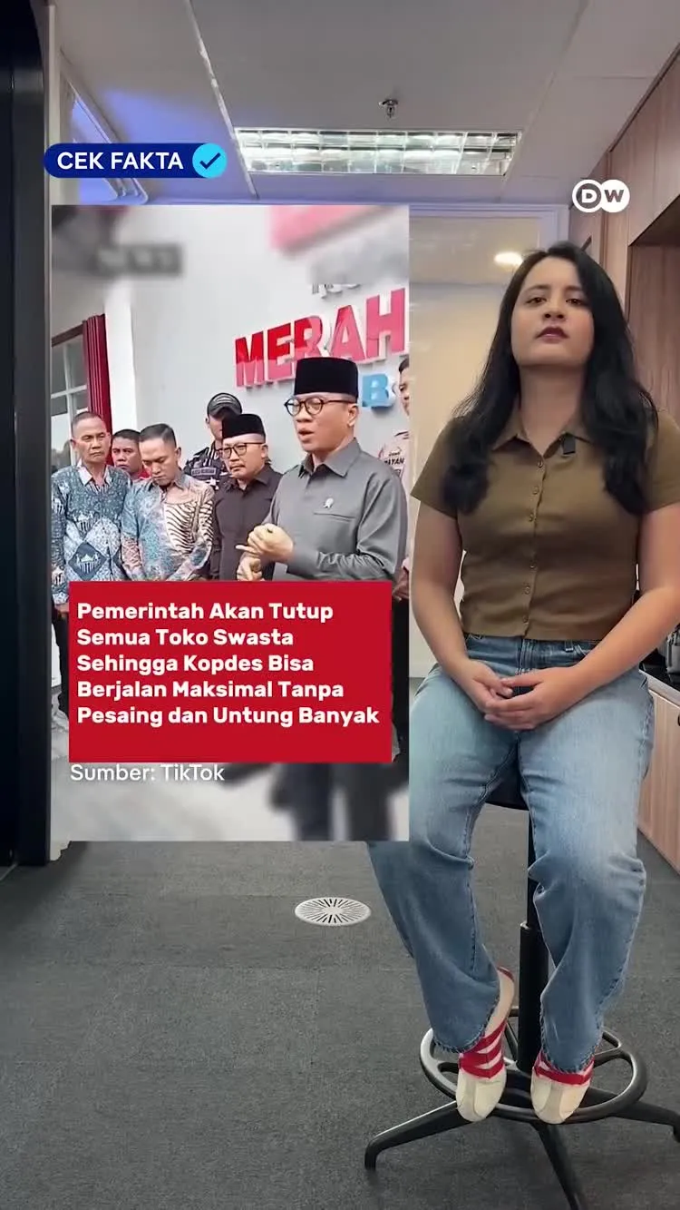 Cek Fakta: Isu Pemerintah Akan Menutup Toko Swasta demi Koperasi Desa Merah Putih Ramai di Media Sosial
