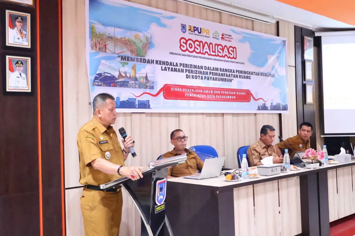 Pemko Payakumbuh Perkuat Kepatuhan Perizinan Tata Ruang Lewat Sosialisasi Kebijakan