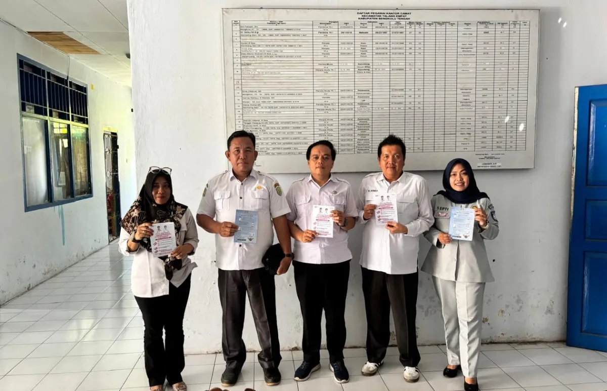 Samsat Bengkulu Tengah Sosialisasikan Pemutihan Pajak Kendaraan dan Aplikasi SIGNAL di Talang Empat