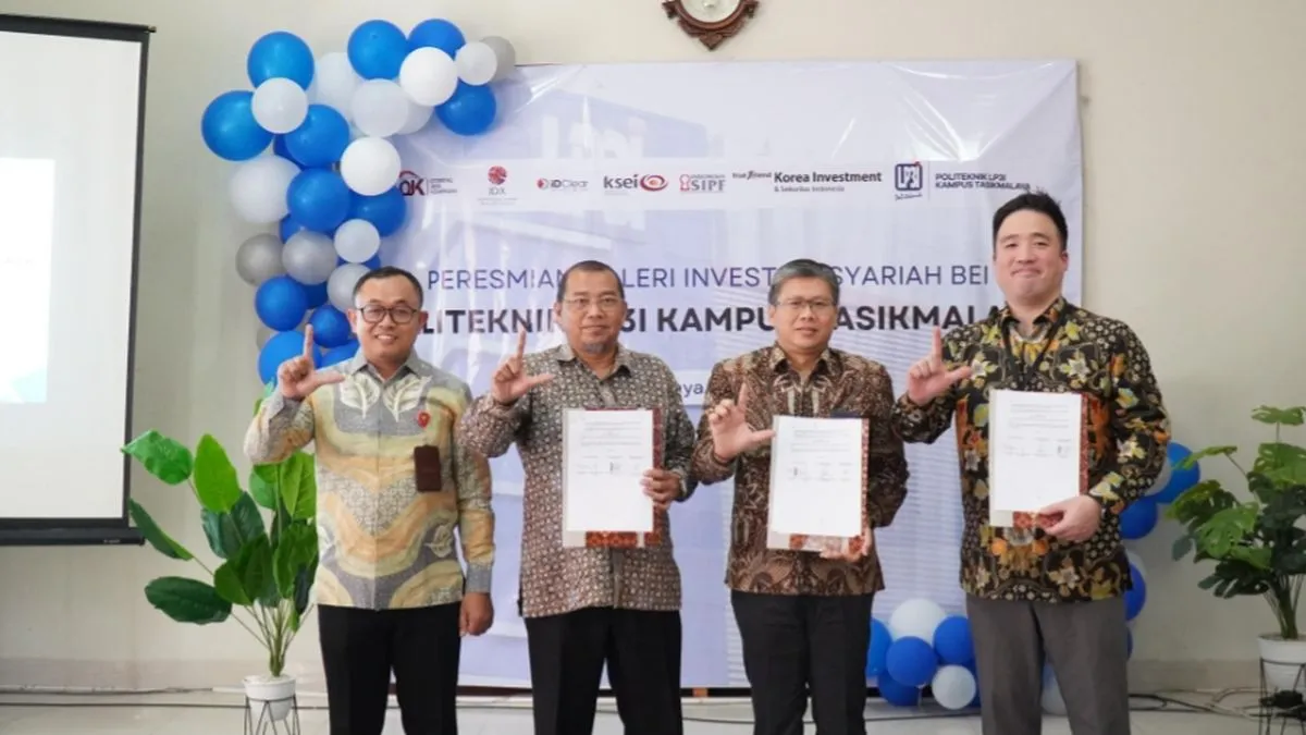 OJK Tasikmalaya Dorong Literasi Pasar Modal Syariah Lewat Peresmian Galeri Investasi di Politeknik LP3I