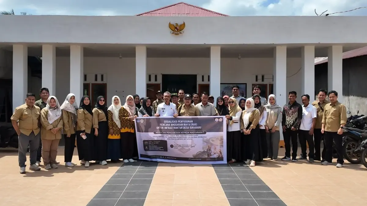 TRKJJ Politap Sosialisasikan Penyusunan RAB di Desa Sukabaru untuk Dorong Transparansi Pembangunan