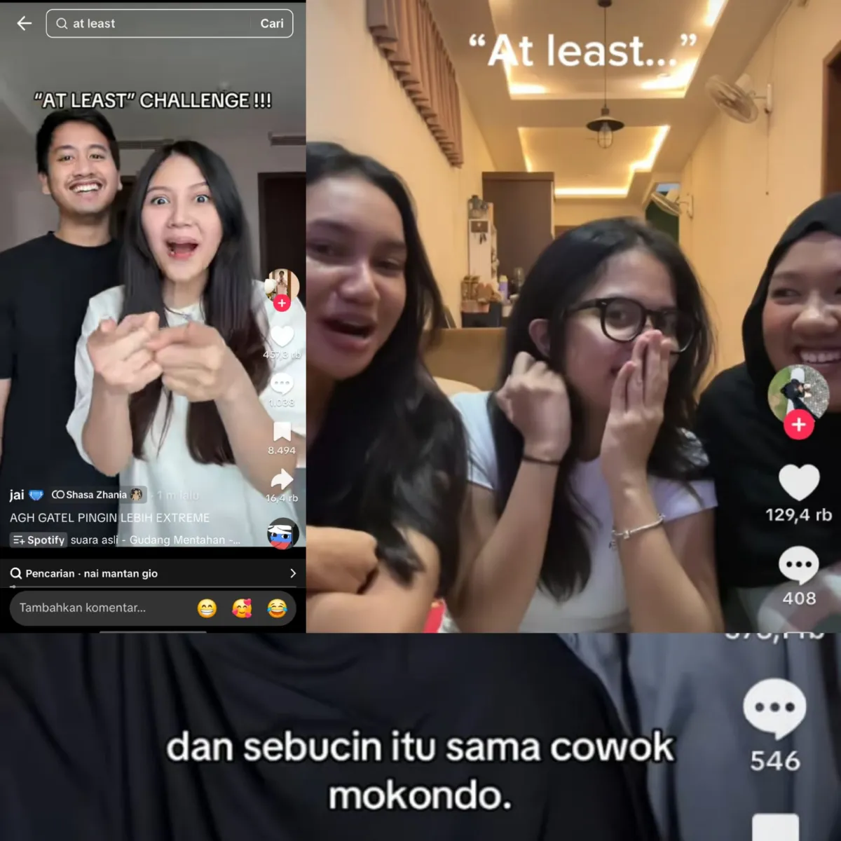 Tren TikTok “At Least” Viral, Jadi Permainan Sindiran Usai Ramainya Tren “Izin”