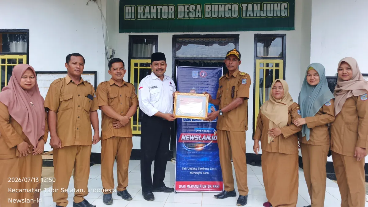 Pemdes Bungo Tanjung Terima Kunjungan Pimpinan Redaksi Newslan.id, Perkuat Sinergi dan Transparansi Informasi