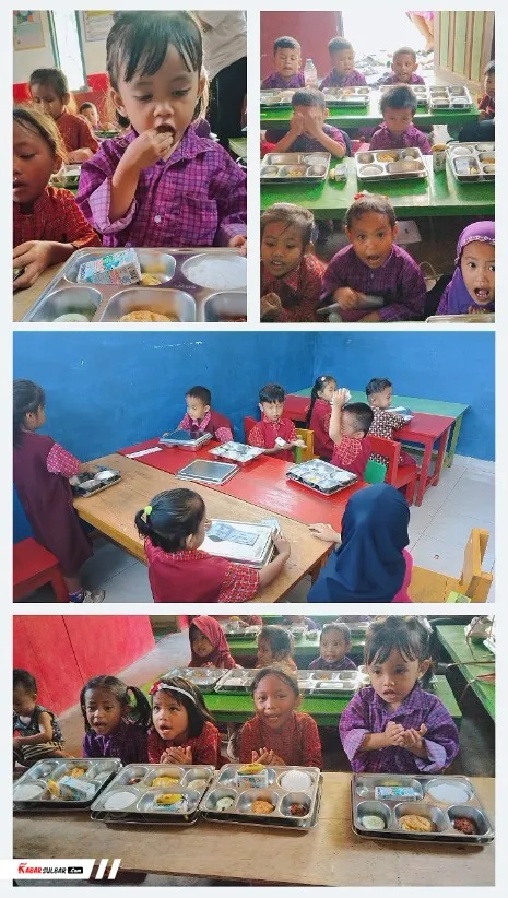 Ratusan Anak TK dan PAUD di Bebanga Antusias Terima Paket Makan Bergizi Gratis