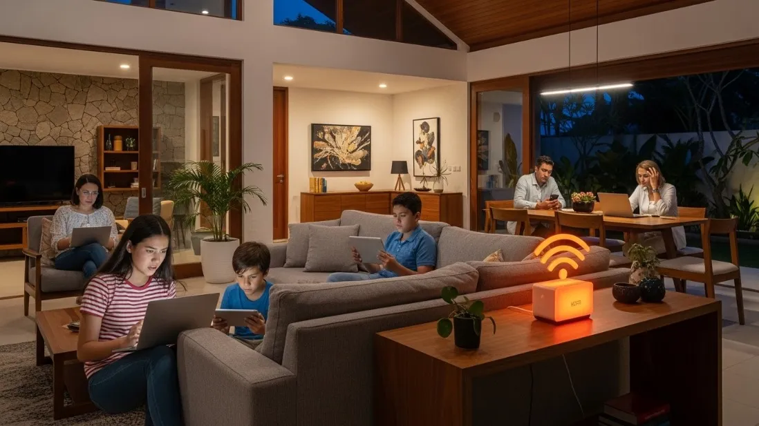 WiFi Rumah Melambat pada Malam Hari: Sejumlah Penyebab yang Sering Terlewat
