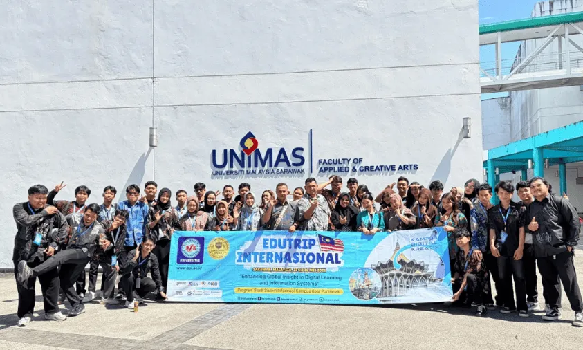 Mahasiswa Sistem Informasi UBSI Pontianak Dalami Pengembangan Aplikasi di FACA UNIMAS