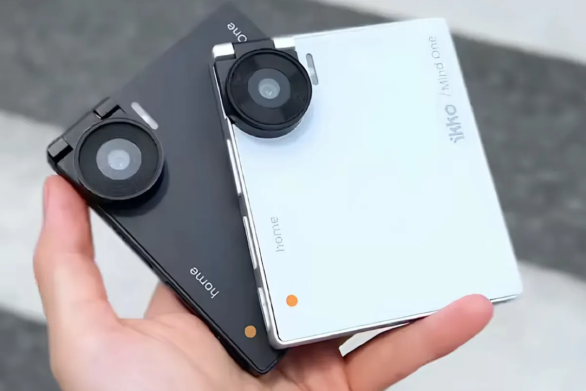 IKKO MindOne Pro: Ponsel Android Mini dengan Dukungan v-SIM dan Fitur AI