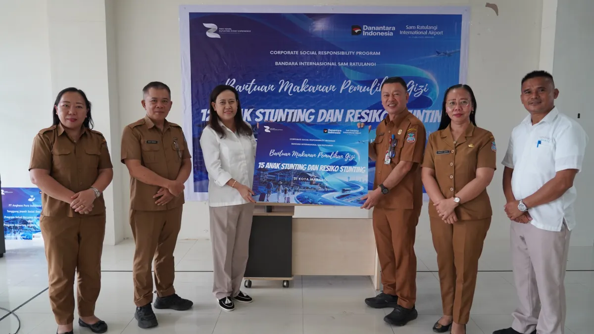 InJourney Airports Jalankan Program Kesehatan dan Pemulihan Gizi bagi Warga di Sekitar Bandara Sam Ratulangi