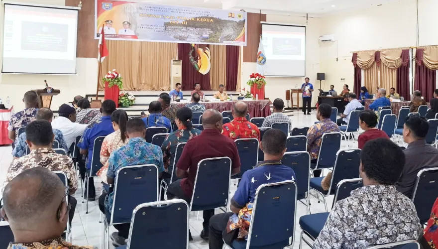 Pemkab Kepulauan Yapen Gelar Konsultasi Publik KLHS untuk Revisi RTRW 2026-2046