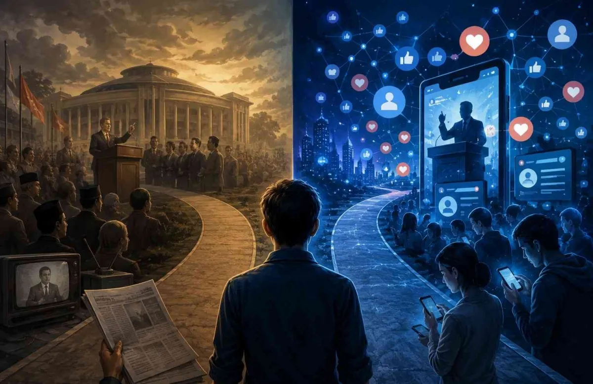 Politik Berubah di Era Digital: Dari Perebutan Suara ke Perebutan Perhatian