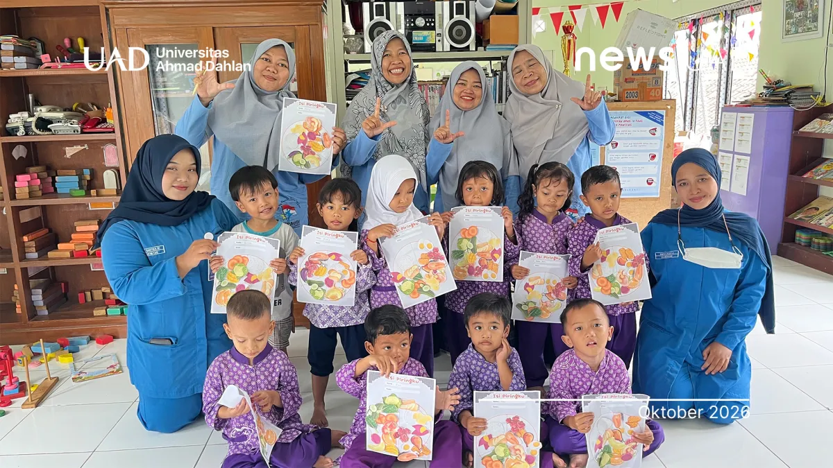 Mahasiswa Gizi UAD Gelar Edukasi Gizi Seimbang di SPS PAUD Larashati Yogyakarta