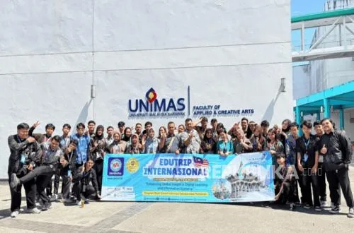 Mahasiswa Sistem Informasi UBSI Pontianak Dalami Pengembangan Aplikasi dan Industri Kreatif di FACA UNIMAS