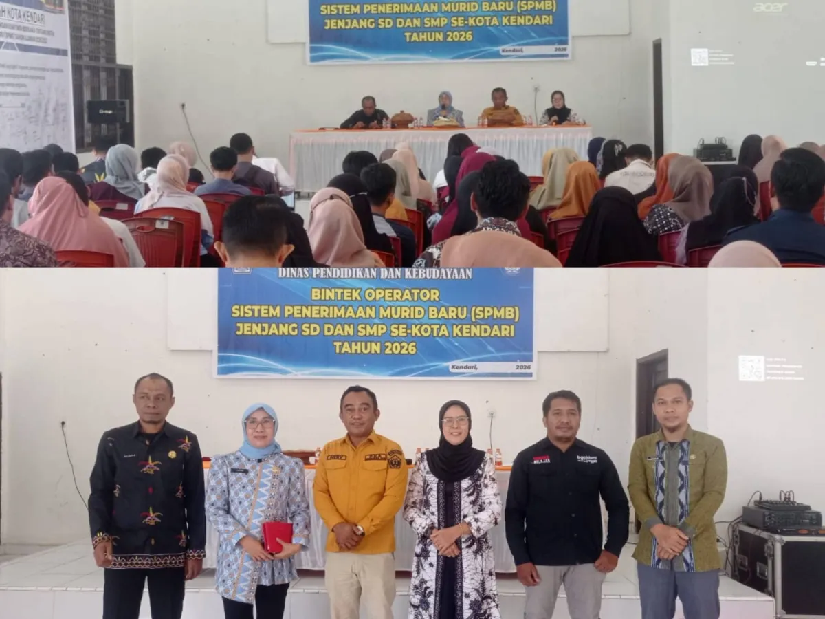 Aplikasi SPMB Kendari Terintegrasi Pusat Data Nasional, Operator SD-SMP Dibekali Bimtek