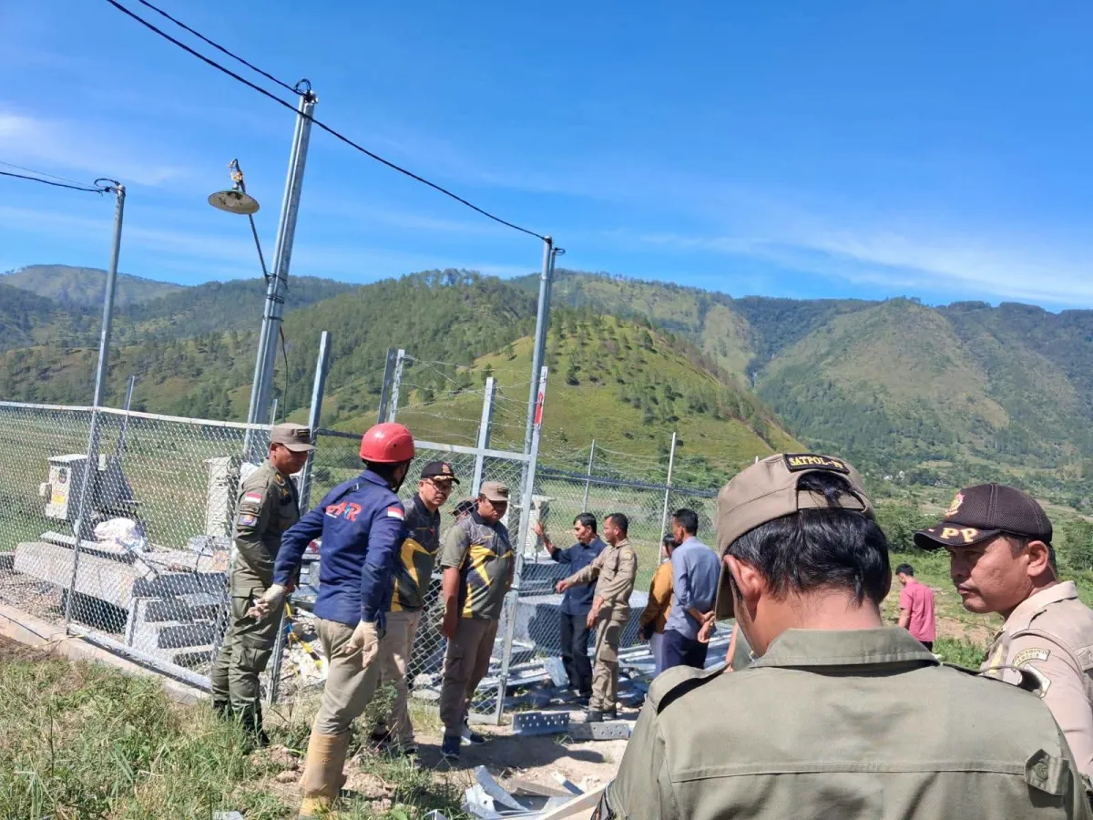 Pemkab Samosir Hentikan Pembangunan Tower Telekomunikasi Tanpa Izin