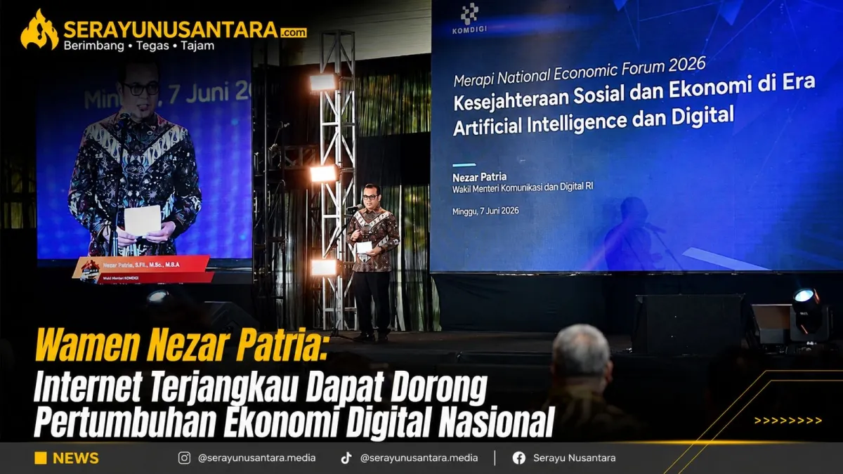Wamenkomdigi Nezar Patria: Internet Terjangkau Dinilai Bisa Mempercepat Pertumbuhan Ekonomi Digital