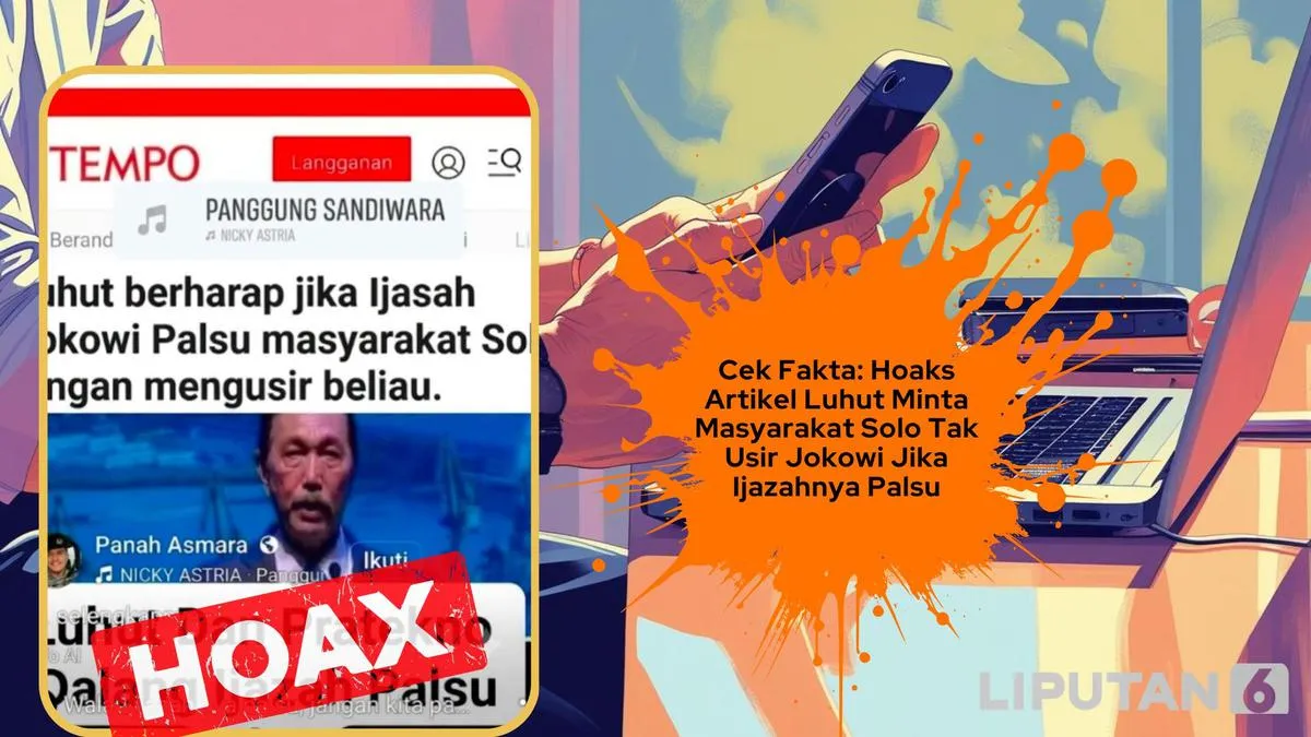 Deretan Hoaks yang Mencatut Nama Luhut: Video Bantuan Hibah hingga Artikel soal Ijazah Jokowi