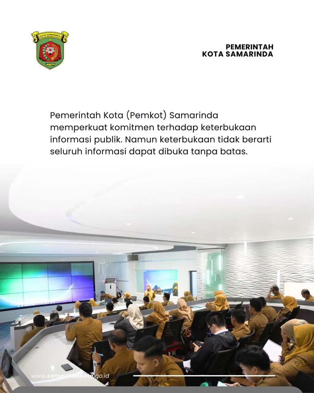 Pemkot Samarinda Uji 152 Usulan Informasi Dikecualikan untuk Perkuat Transparansi