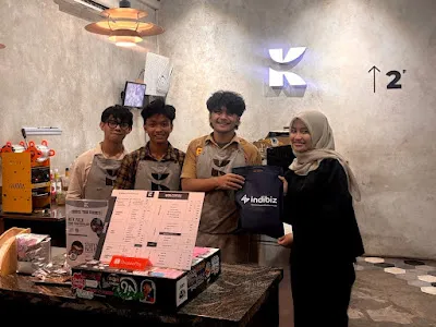 Indibiz KTI Tinjau Layanan Internet Bisnis di Kopiology Makassar