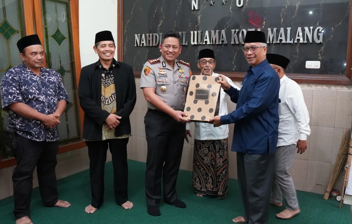 Kapolresta Malang Kota Silaturahmi ke PCNU, Bahas Isu Sosial dan Penguatan Pencegahan