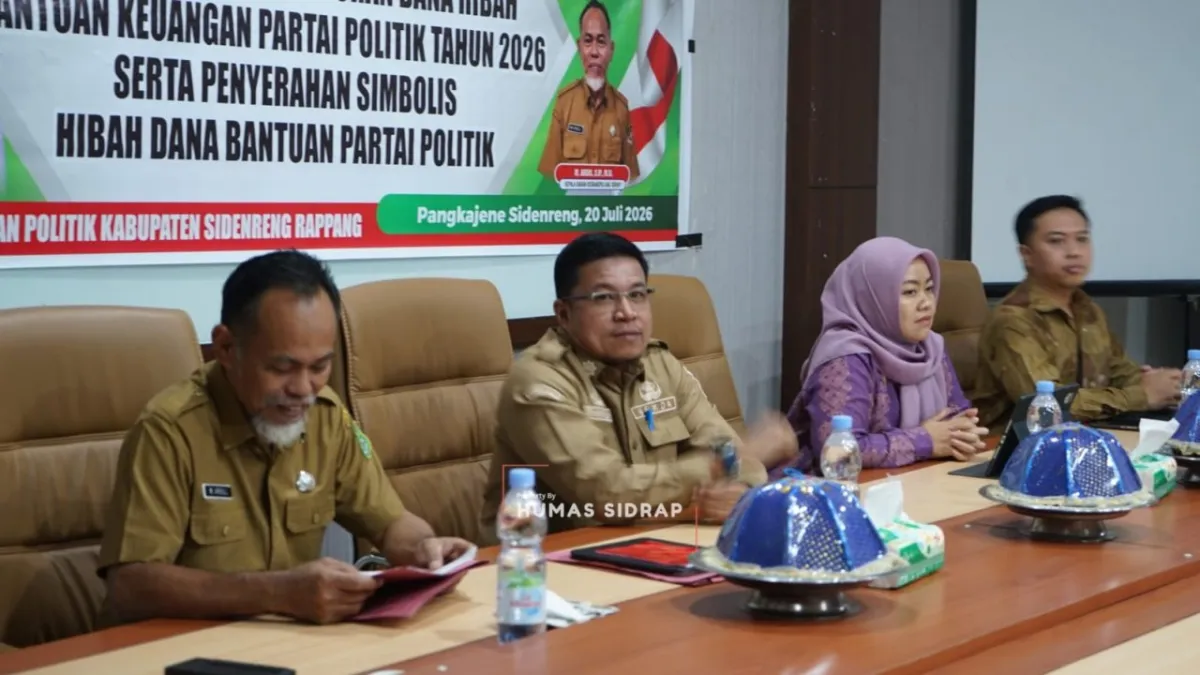 Pemkab Sidrap Sosialisasikan Penyusunan LPJ Bantuan Keuangan Parpol 2026