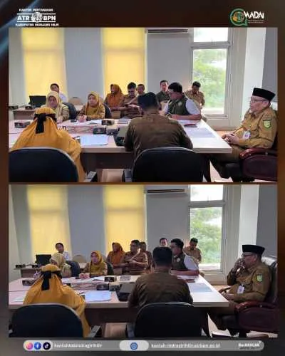 Kantor Pertanahan Indragiri Hilir dan Pemda Perkuat Integrasi Data Pertanahan dalam Forum Penataan Ruang