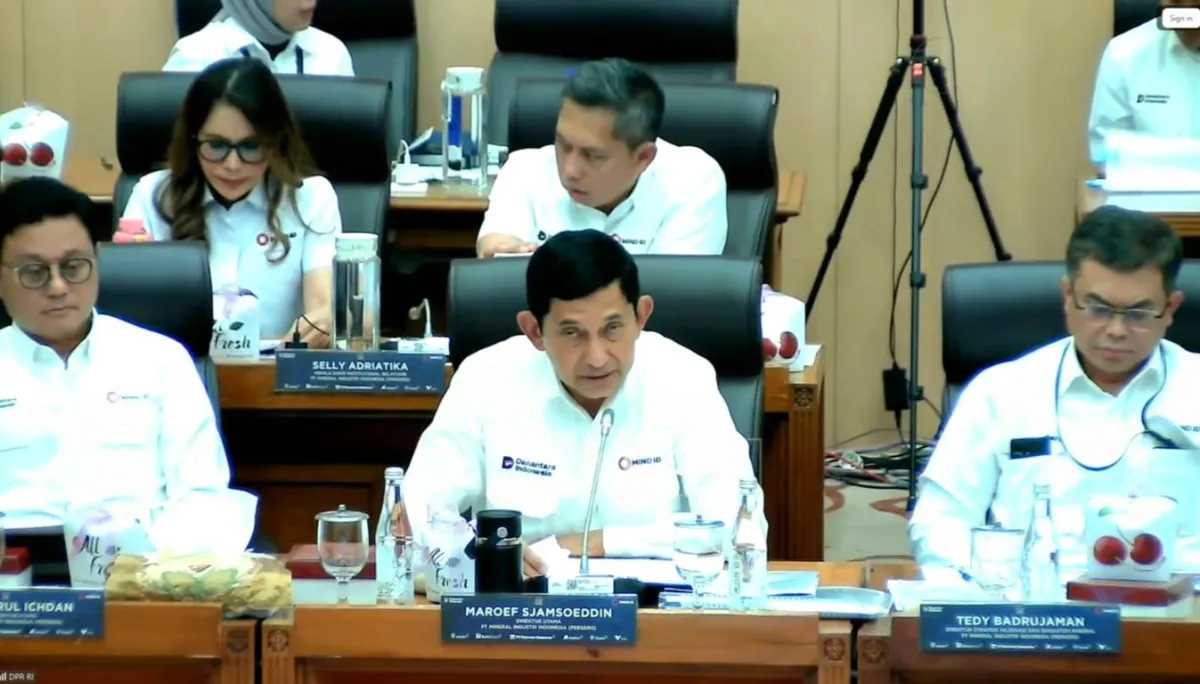MIND ID Catat Kinerja 2025 di Tengah Volatilitas Komoditas, DPR Apresiasi Strategi Hilirisasi