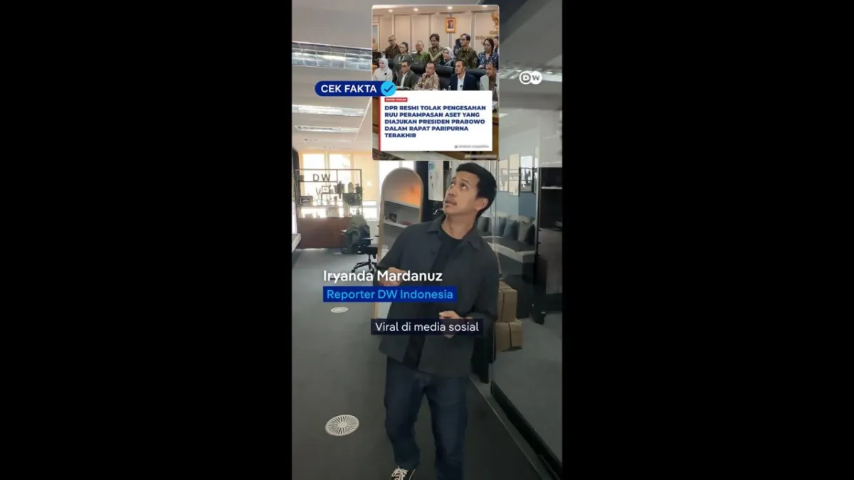 Klaim Viral DPR Menolak RUU Perampasan Aset Tidak Terbukti, Foto Unggahan Ternyata Tidak Terkait