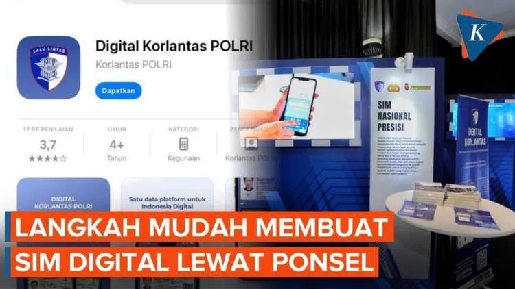 Panduan Membuat SIM Digital Lewat Aplikasi Korlantas Polri Menggunakan Ponsel