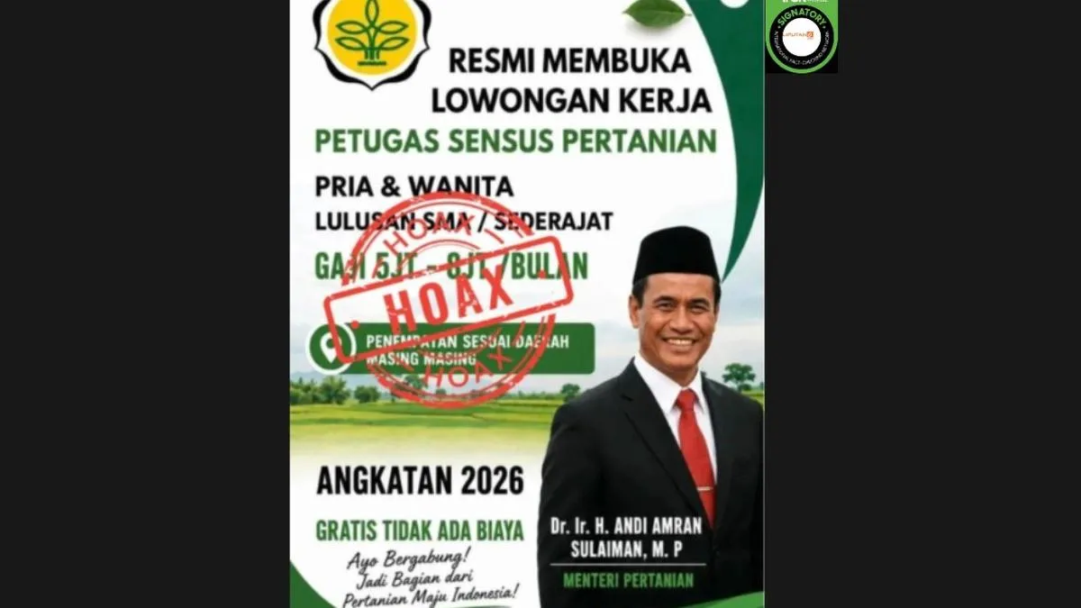 Ragam Hoaks yang Menyasar Kementerian Pertanian di Media Sosial