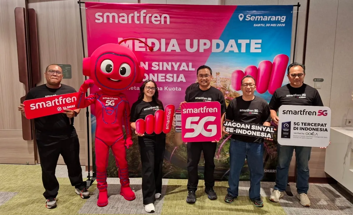 XLSMART Perluas 5G di Jawa Tengah, Semarang Disebut Sudah Tercakup Penuh