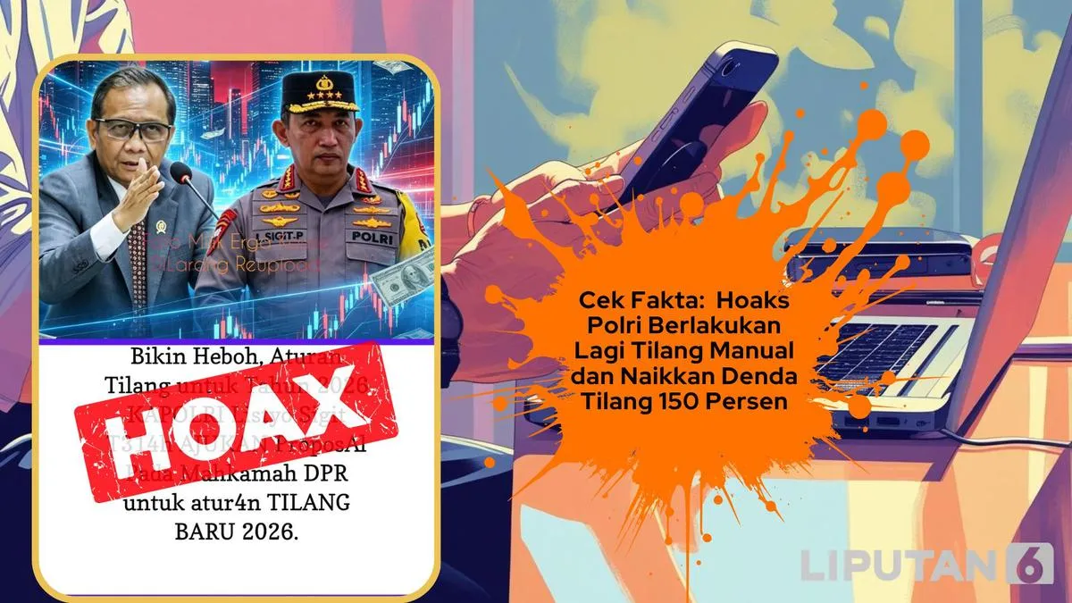 Polri Bantah Kabar Tilang Manual Diberlakukan Menyeluruh dan Denda Naik 150 Persen