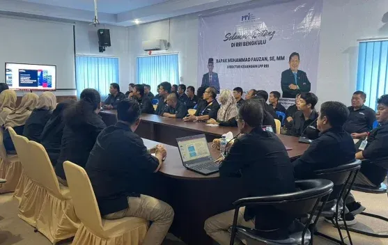 Direktur Keuangan LPP RRI Kunjungi RRI Bengkulu untuk Monitoring dan Evaluasi Kinerja
