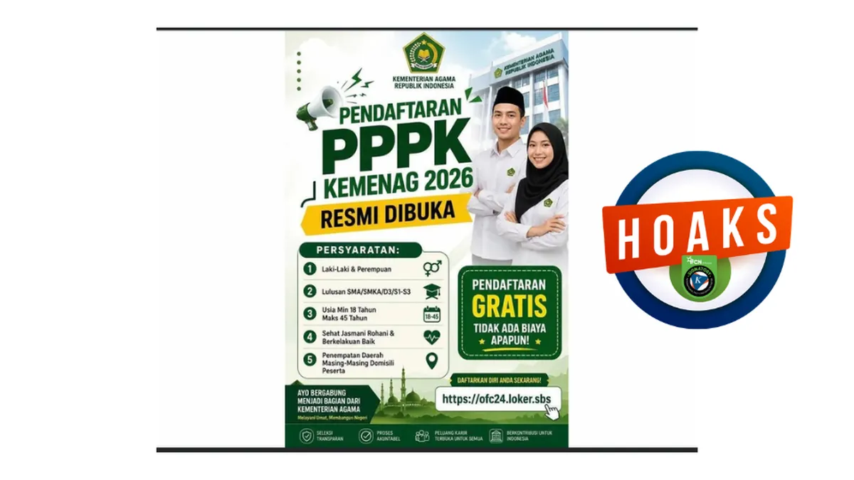 Klaim Pendaftaran PPPK Kemenag 2026 Disebut Hoaks, Ini Klarifikasinya