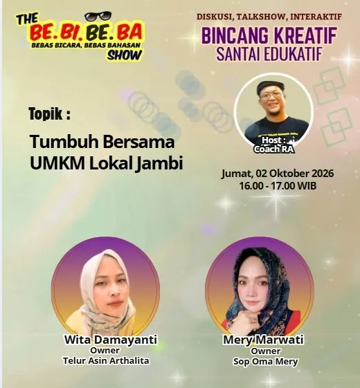 Tempoa Art Gallery Jelutung Gelar Bincang Kreatif UMKM Kuliner pada 2 Oktober 2026