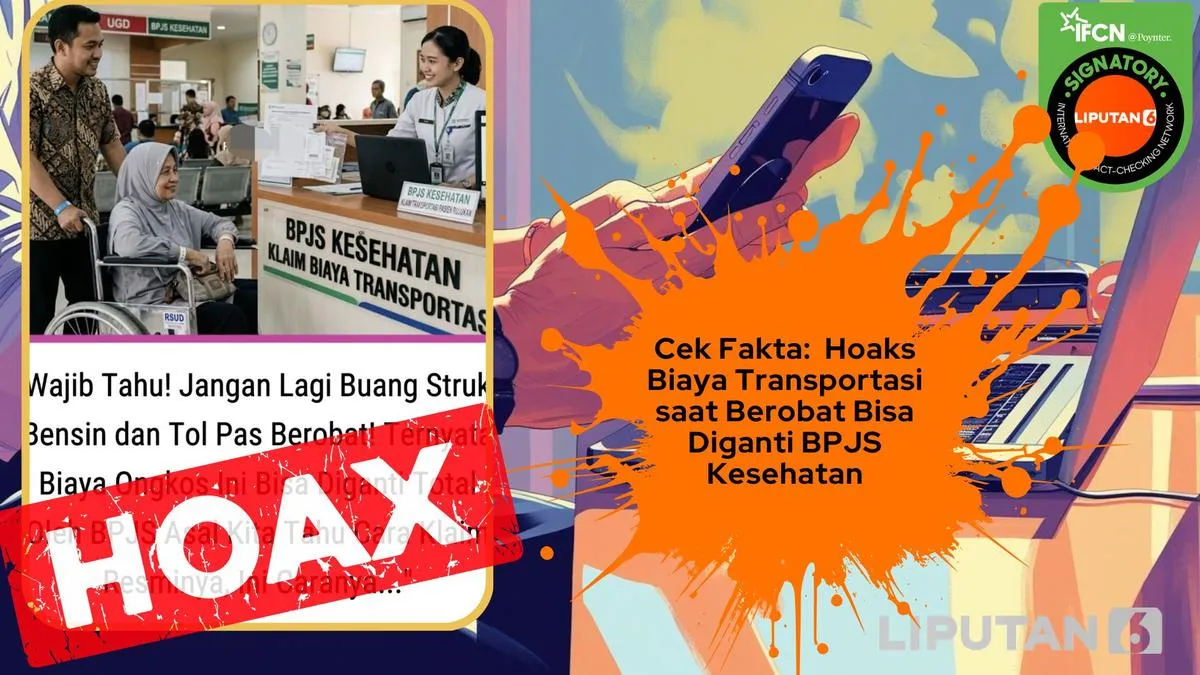 Cek Fakta: Klaim Biaya Transportasi saat Berobat Bisa Diganti BPJS Kesehatan adalah Hoaks