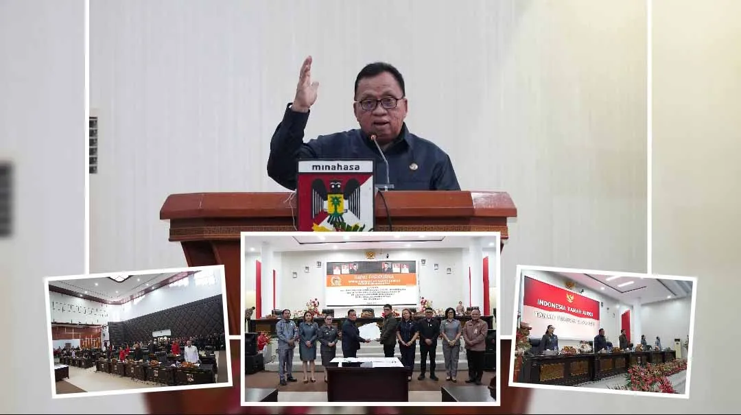 DPRD Minahasa Sahkan Ranperda Pertanggungjawaban APBD 2025 dan Perumda Air Minum Rano Manguni