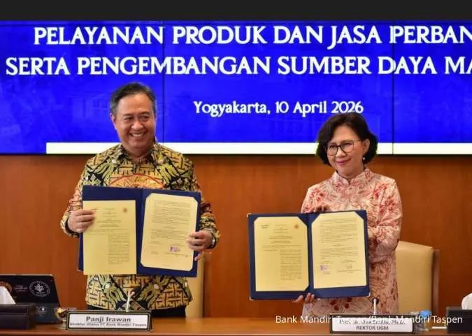 Bank Mandiri Taspen dan UGM Teken MoU, Perkuat Digitalisasi dan Literasi Keuangan di Kampus