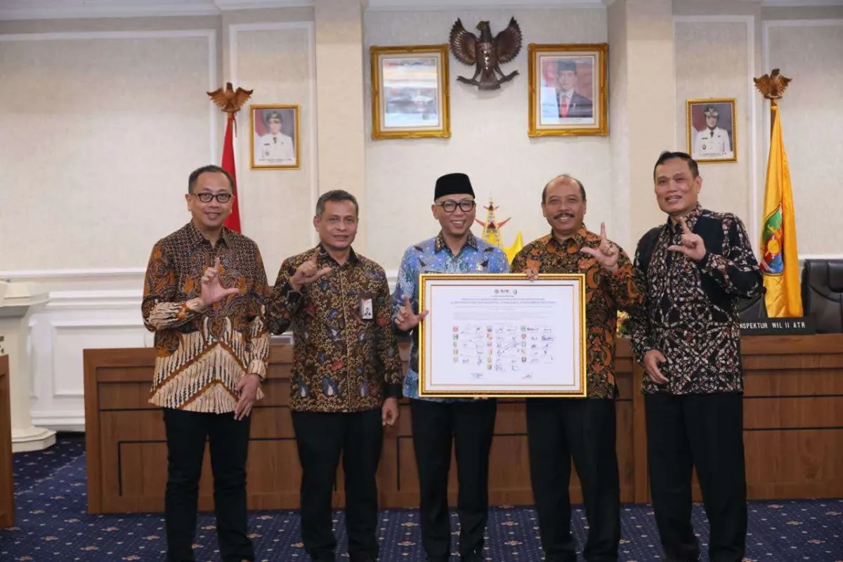 ATR/BPN Tawarkan Sembilan Program Kolaborasi Pertanahan dan Tata Ruang untuk Pemda se-Lampung