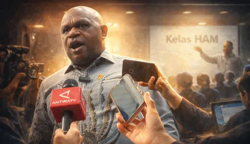 Cek Fakta: Klaim Natalius Pigai Minta Warga Desa Belanja Rp1 Juta per Bulan di Kopdes Disebut Hoaks