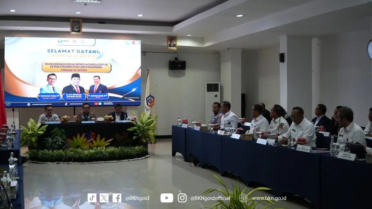BKN Dampingi Kunjungan Komisi II DPR di Sulsel, Tunjukkan Transparansi CAT pada Seleksi Kompetensi PPPK Sekolah Rakyat