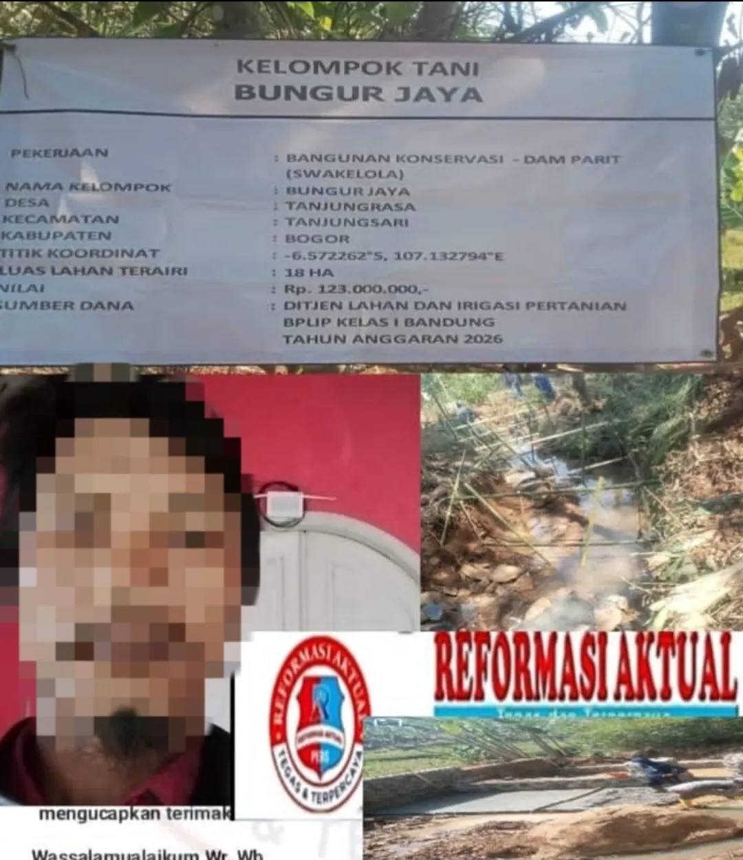 Respons Ketua Kelompok Bungur Jaya Saat Dikonfirmasi Wartawan Jadi Sorotan, Publik Pertanyakan Keterbukaan Informasi