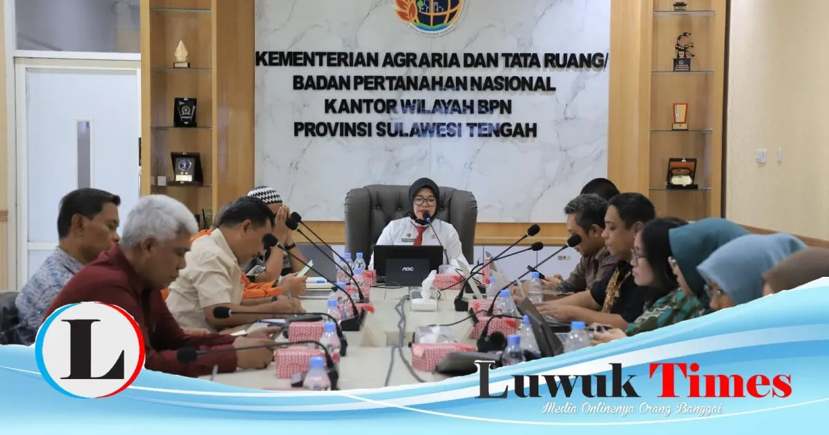 Inspektorat Jenderal ATR/BPN Paparkan Hasil Pemeriksaan Kinerja Kanwil BPN Sulawesi Tengah